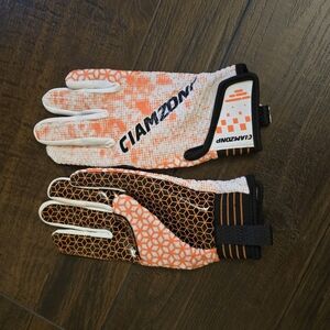Orange and Black Kids Gloves